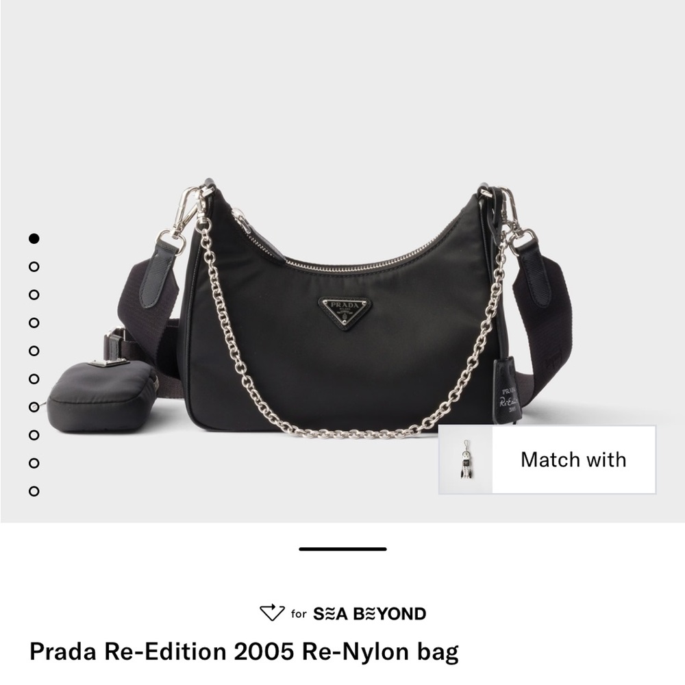 Prada Black Belt Bag with Sleek Design and Durable Material - Picture 6 of 6